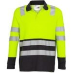 Polera Bicolor Con Cuello